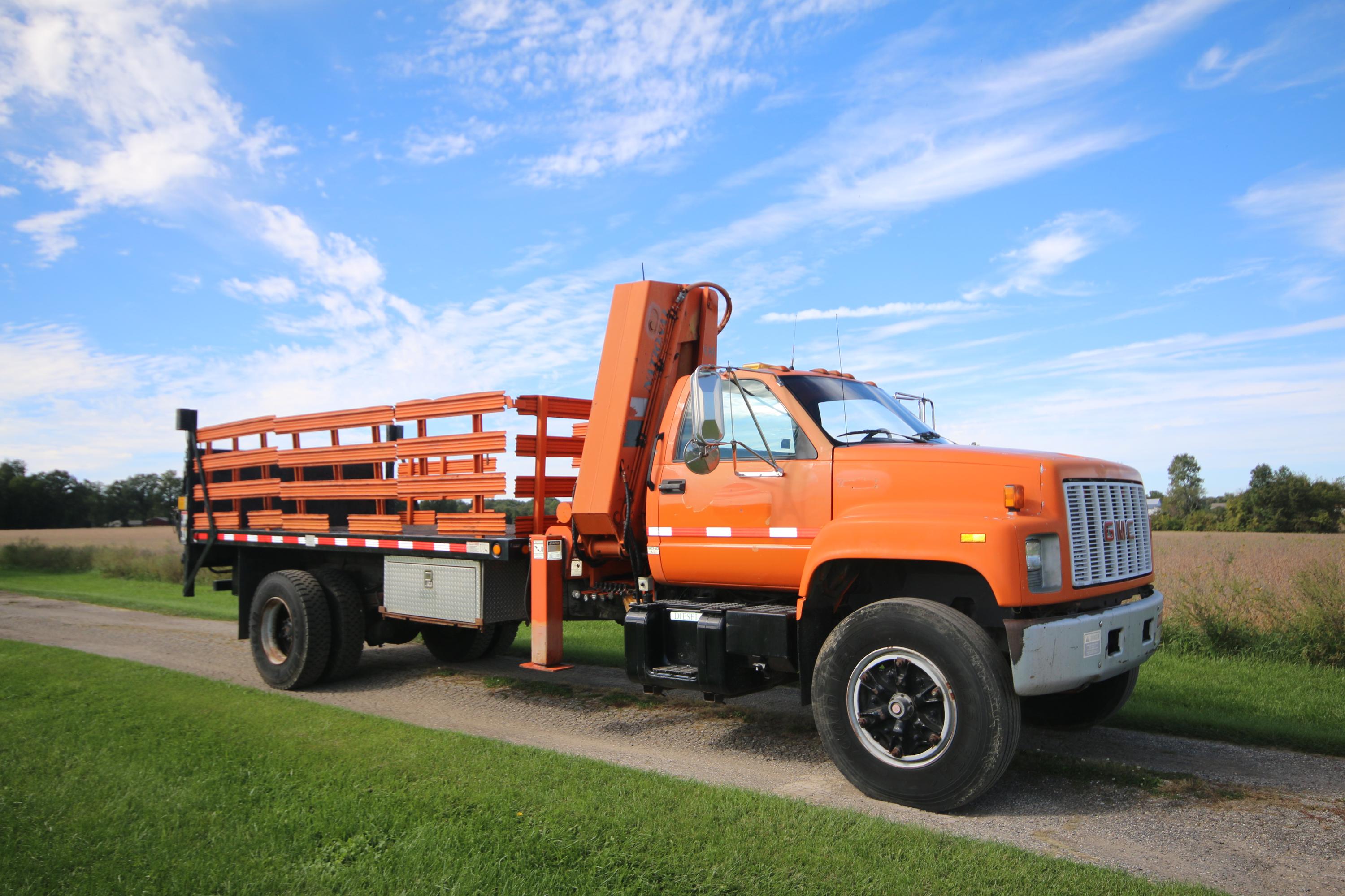 1991 GMC C7H042 TopKick Crane Truck - National N85 - image 21