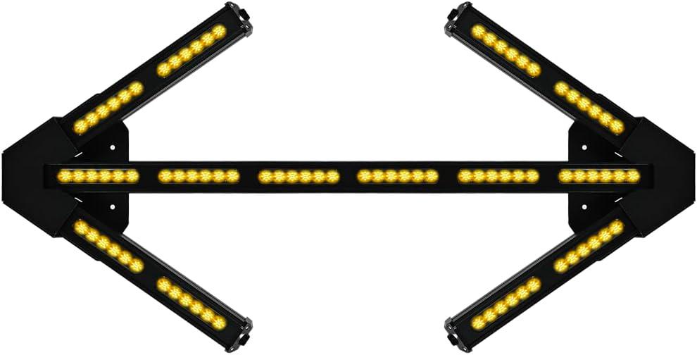 New Voltex 35.5" Traffic Advisor Truck Mounted Arrow Board Light Control Sign Lightbar (Amber) free shipping 48 states - image 6