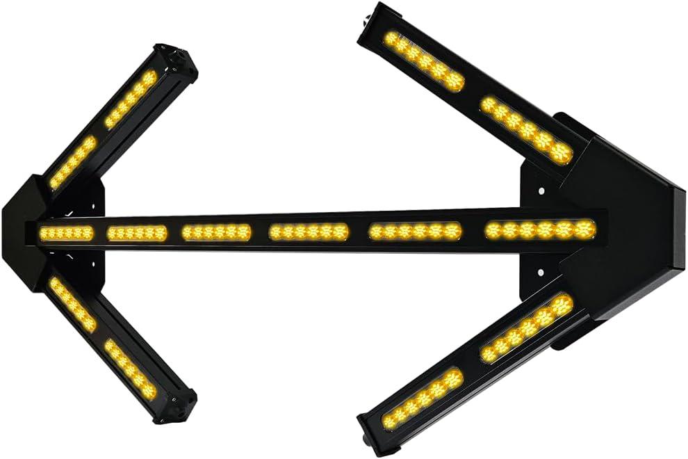 New Voltex 35.5" Traffic Advisor Truck Mounted Arrow Board Light Control Sign Lightbar (Amber) free shipping 48 states - image 7