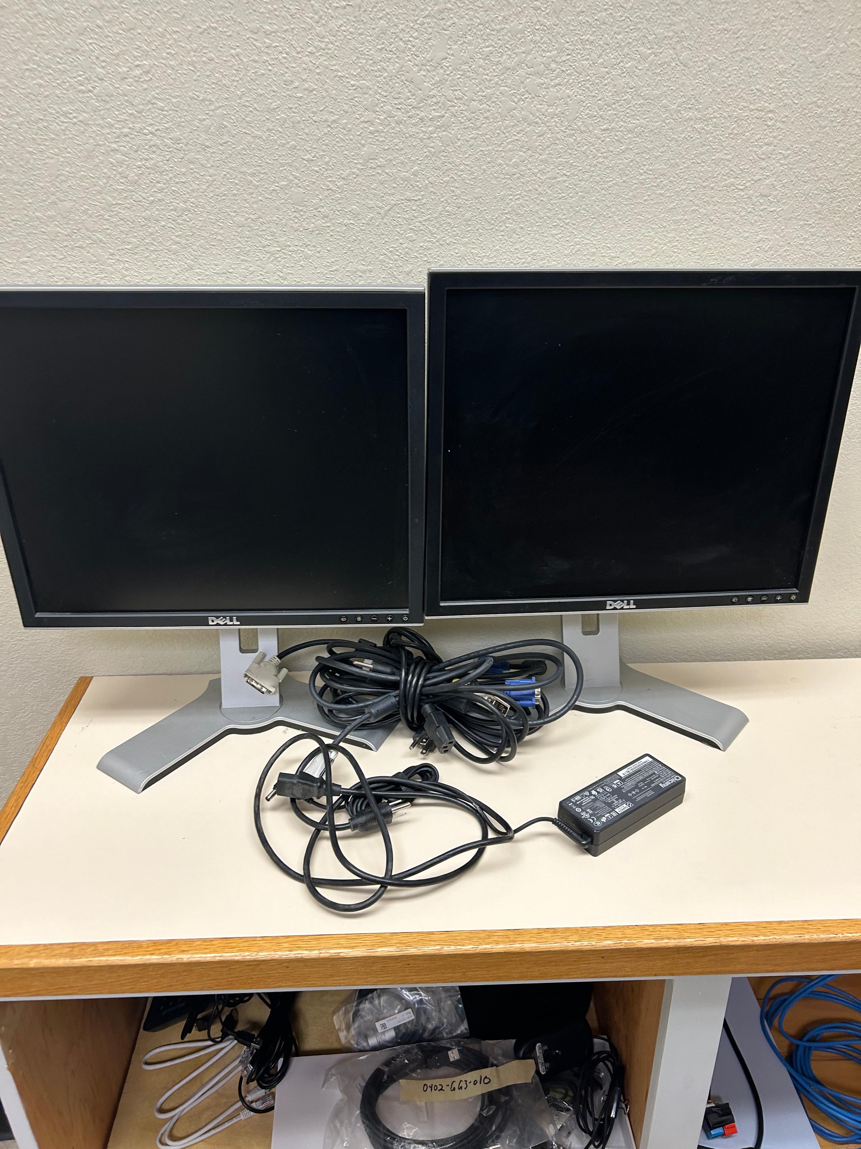 Office Desk, Cabinet, Monitors and Chairs  - image 5