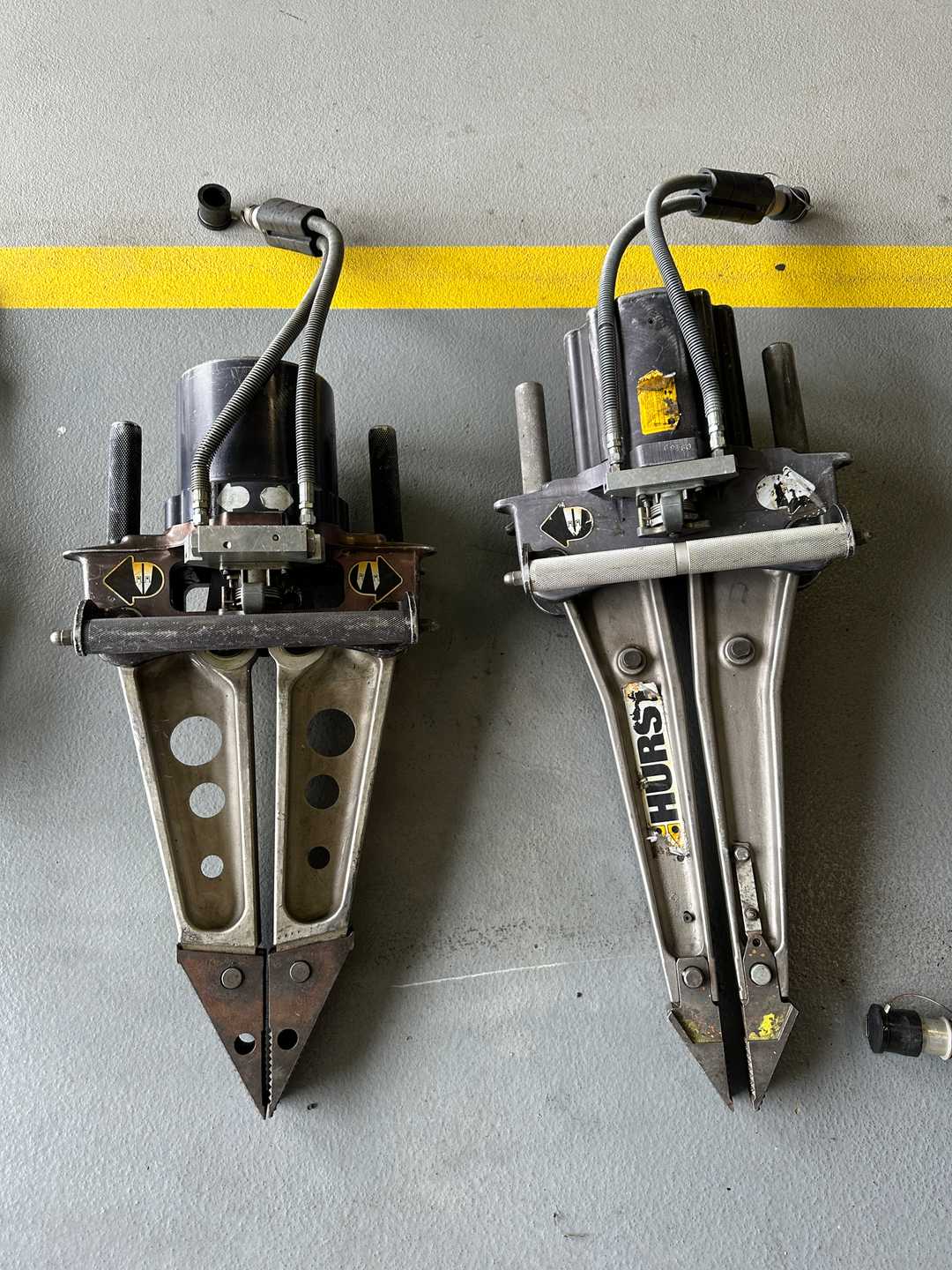 Lot of Hurst tools, power units, and cords