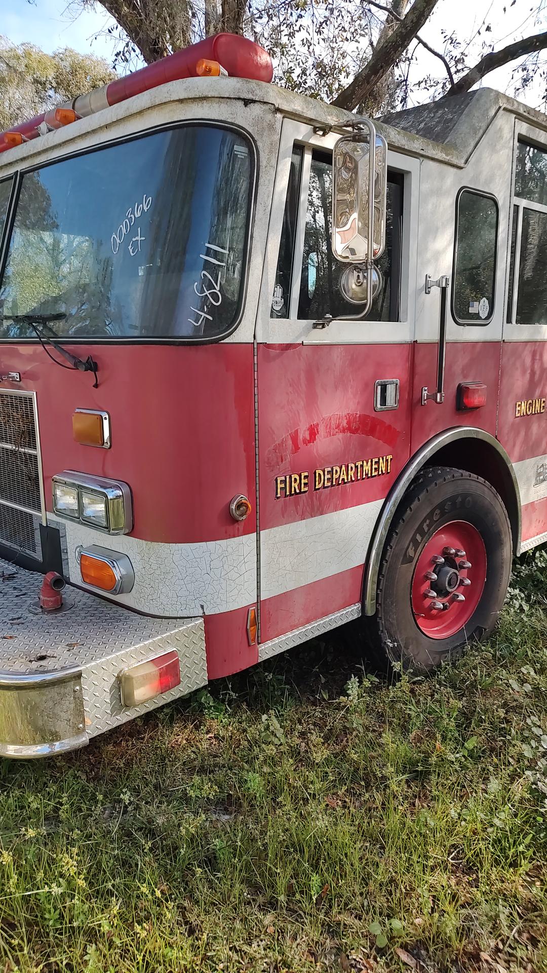1997 pierce fire truck