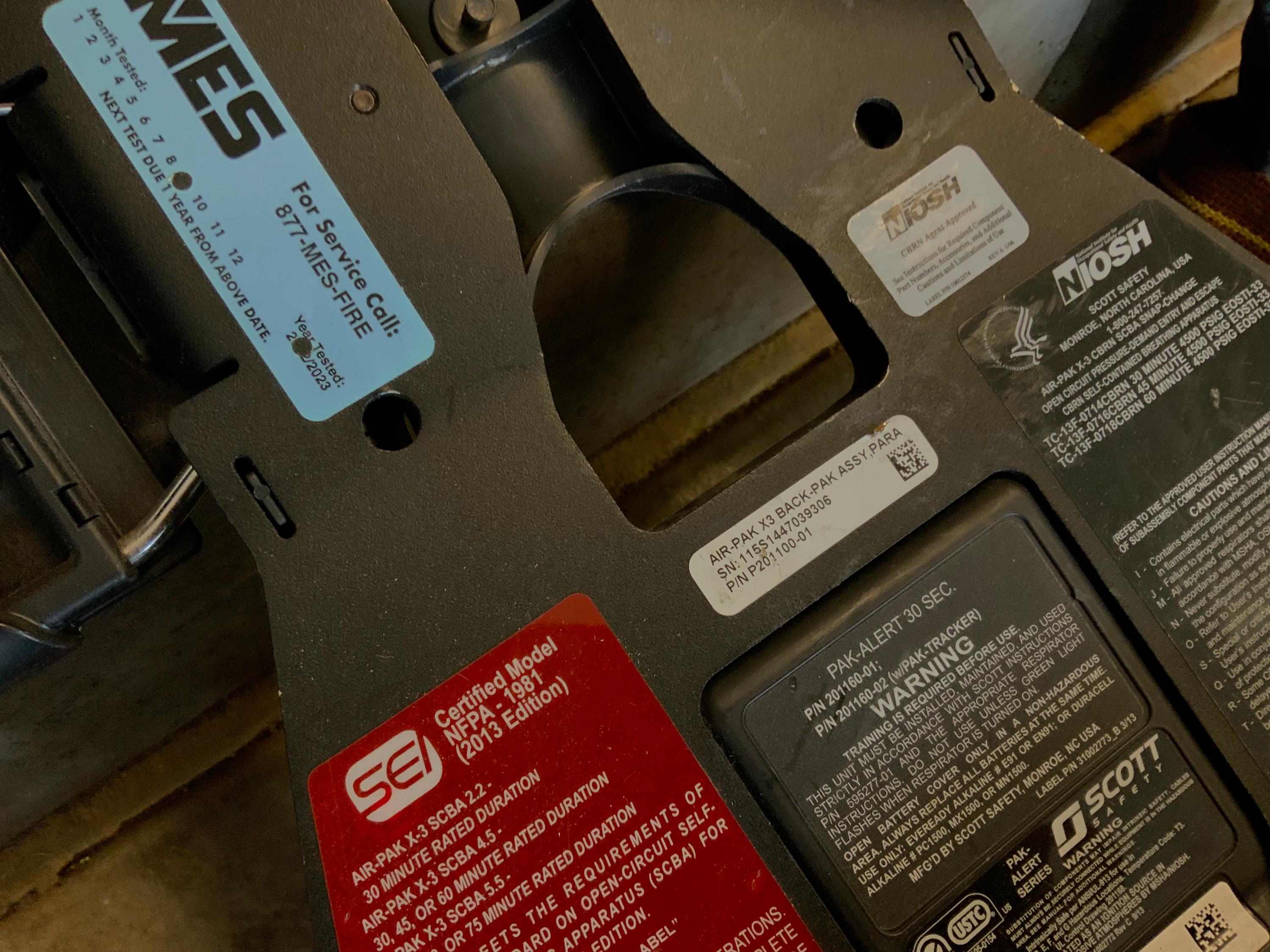 Used Scott 4.5 X3 Snap Change SCBA - image 5