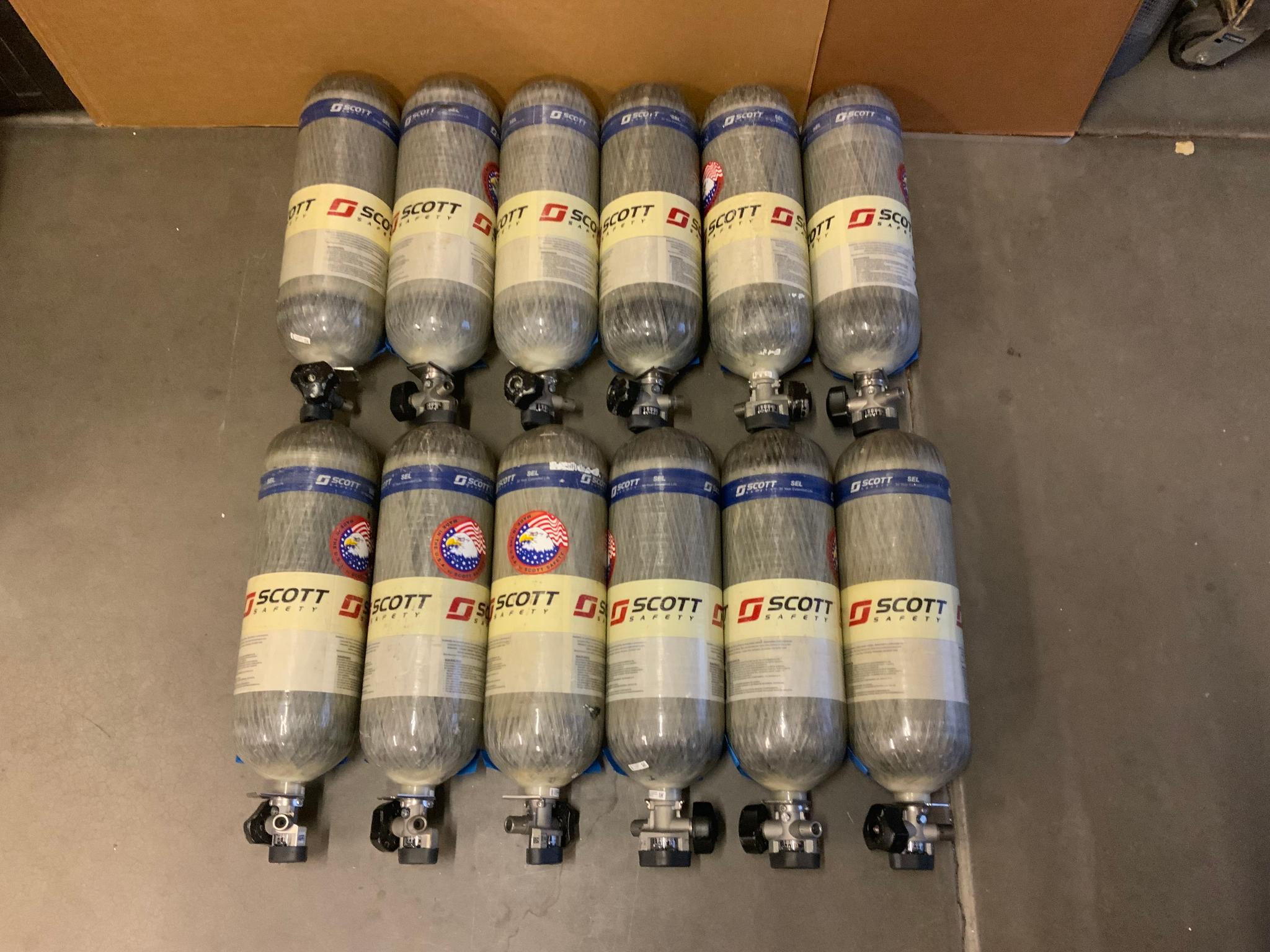 Scott Safety 4500psi 45min SEL Cylinders Mfr 2016 - image 3