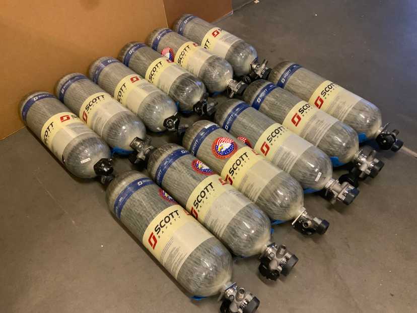 Scott Safety 4500psi 45min SEL Cylinders Mfr 2016 — photo 4