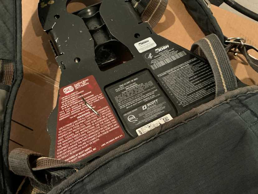 Scott 5.5 X3 Snap Change 5500 PSI CBRN SCBA — photo 7