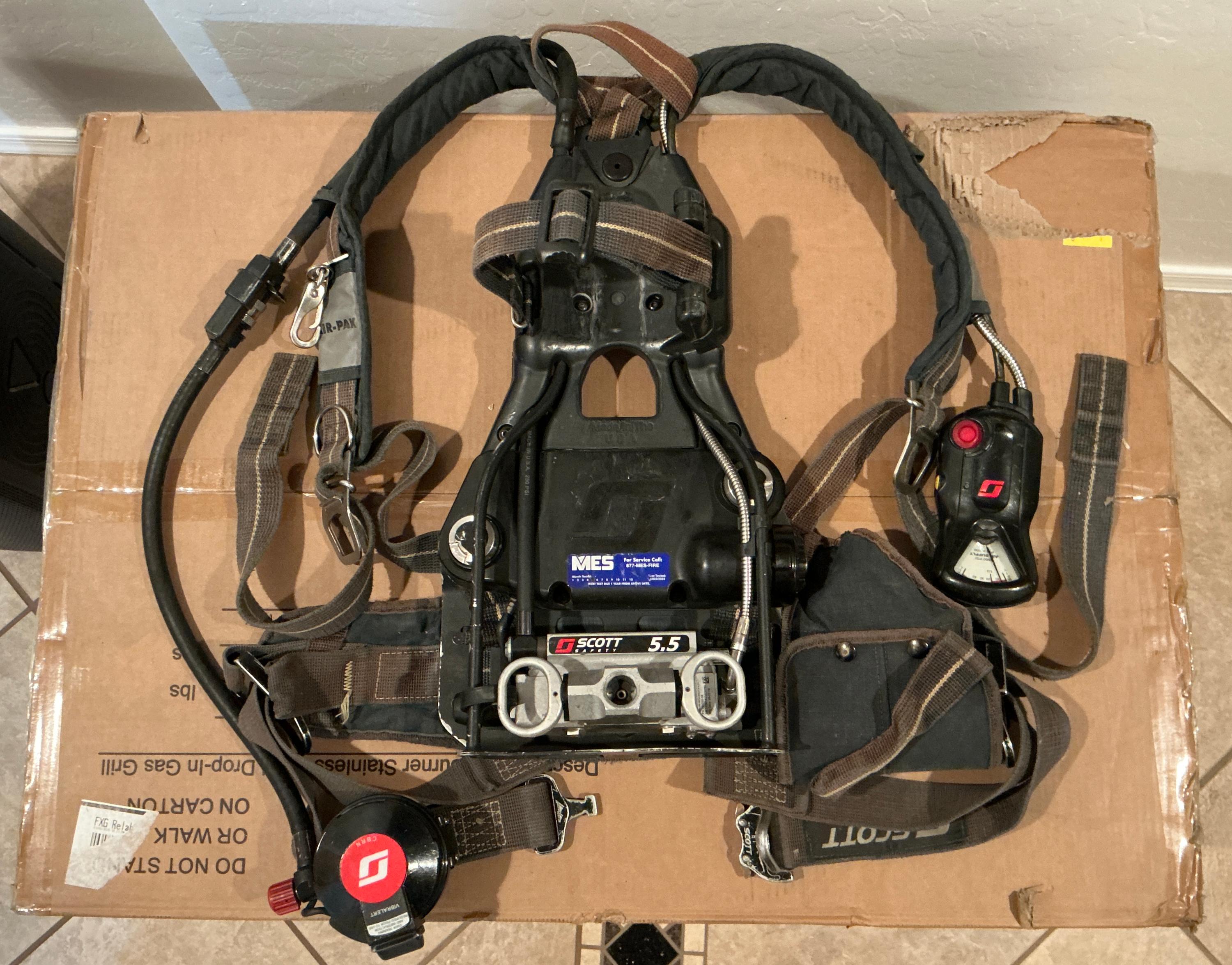 Scott 5.5 X3 Snap Change 5500 PSI CBRN SCBA - image 1
