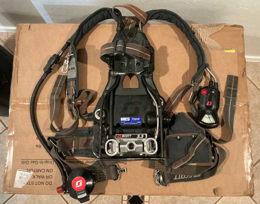 Scott 5.5 X3 Snap Change 5500 PSI CBRN SCBA
