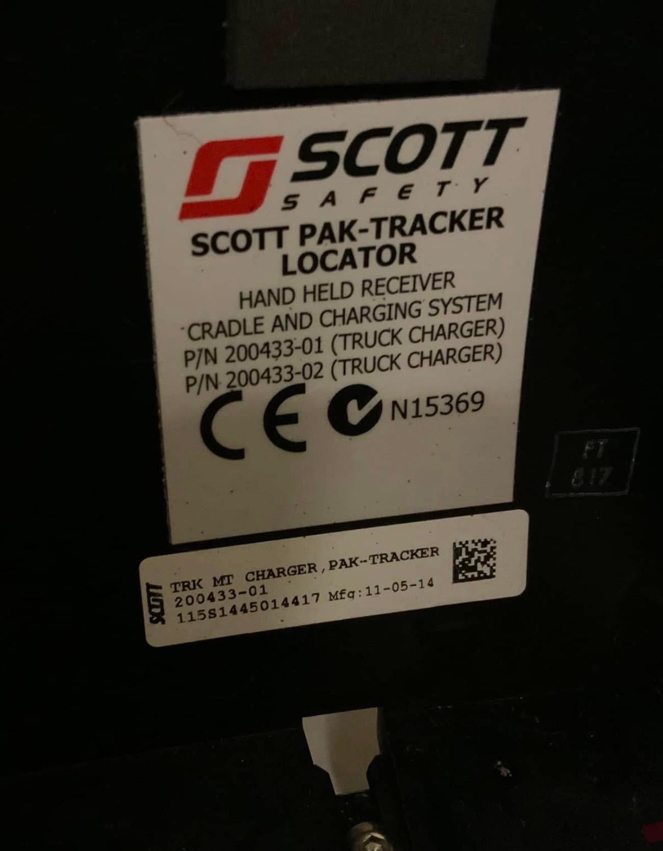 Scott SCBA Pak-Tracker Locator Hand Held Receiver (2) Chargers (25) Transmitters - image 10