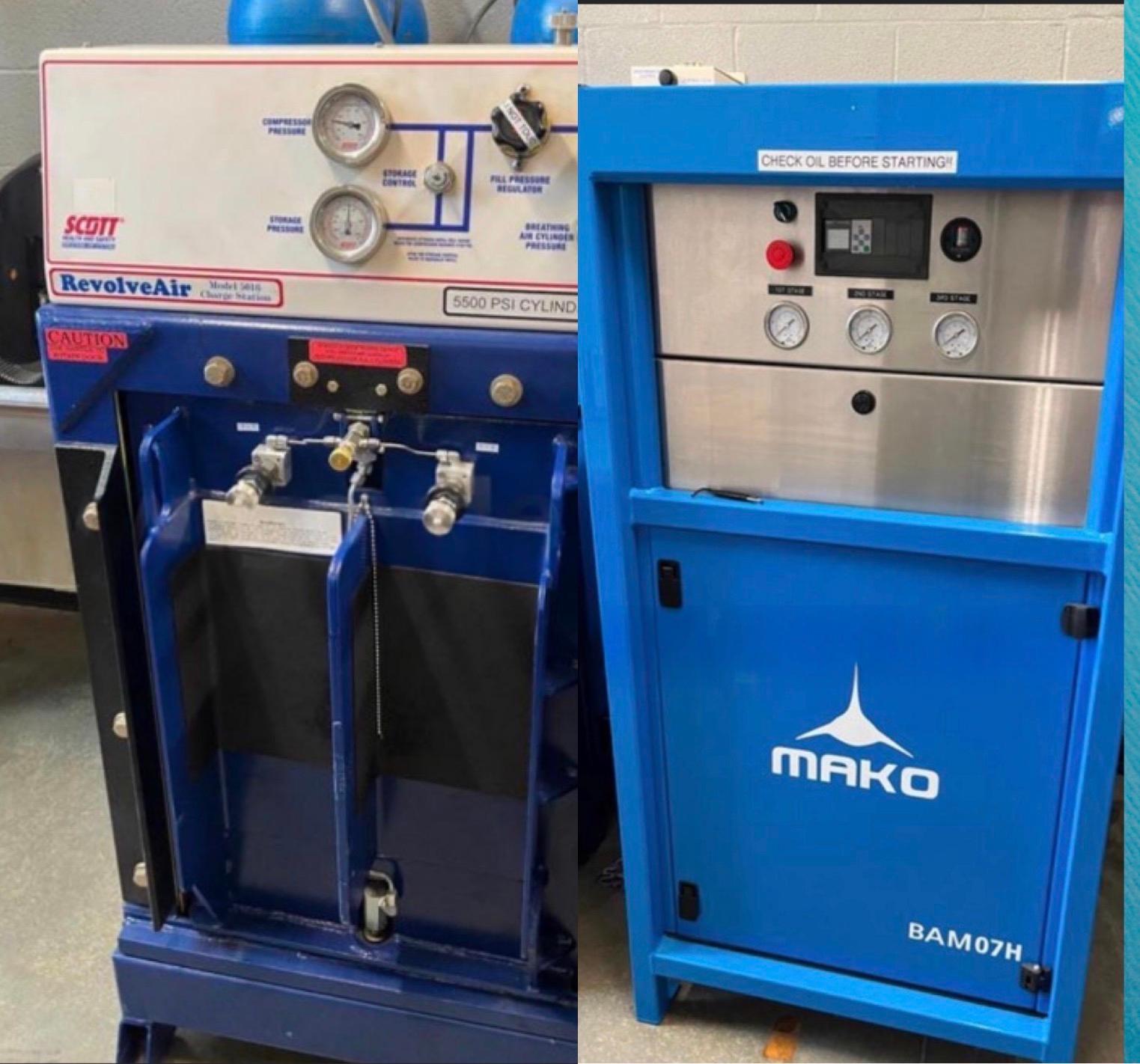 Mako SCBA Cylinder Cascade System with Revolve Air Fill Station and Hose Reel with Air Line - image 1