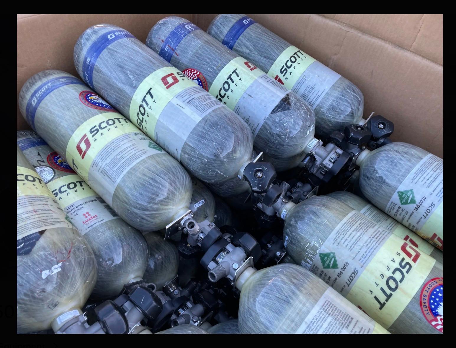 Scott Safety 4500psi 45min SEL Cylinders Mfr 2016 - image 4