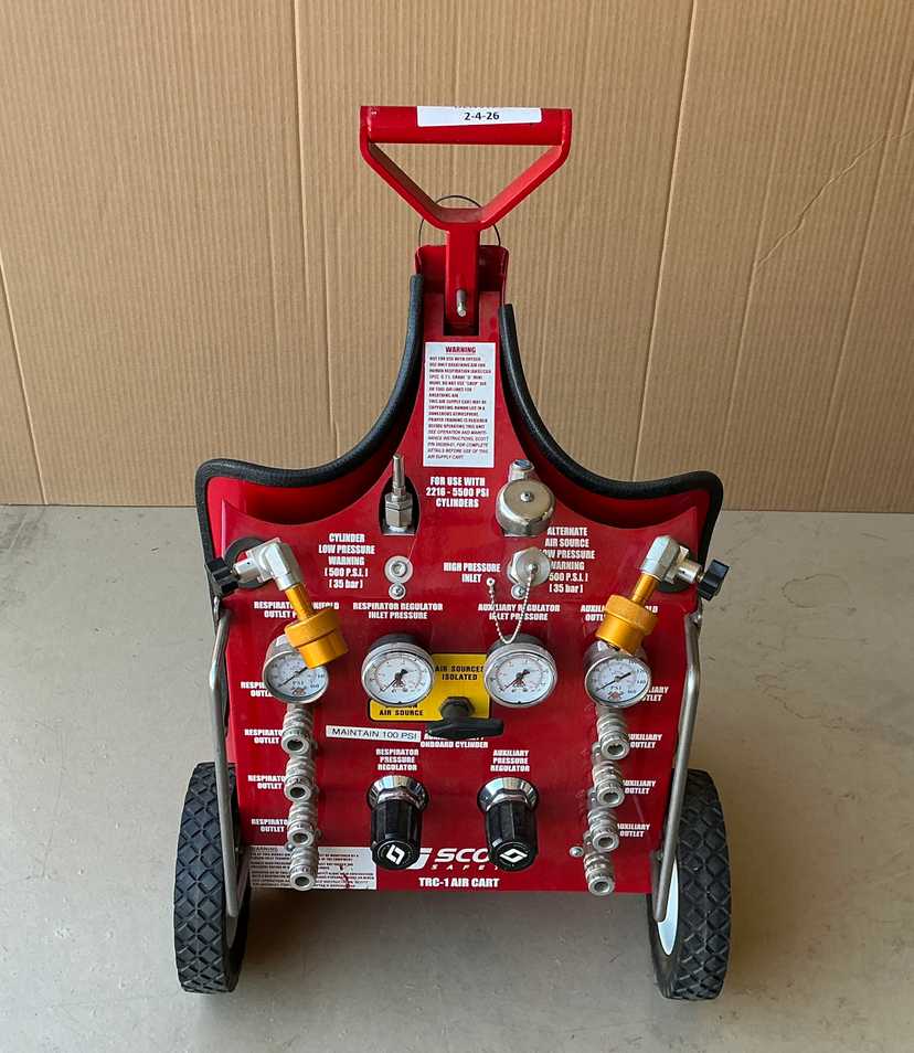 Scott Safety TRC-1 Mobile Air Cart Model No. 200070-05 — photo 2