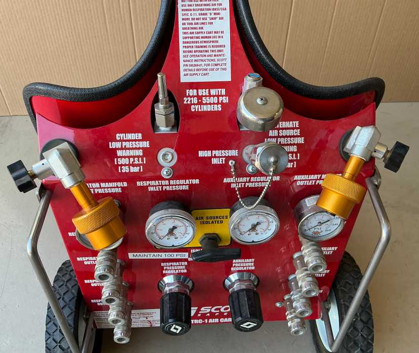 Scott Safety TRC-1 Mobile Air Cart Model No. 200070-05 — photo 3
