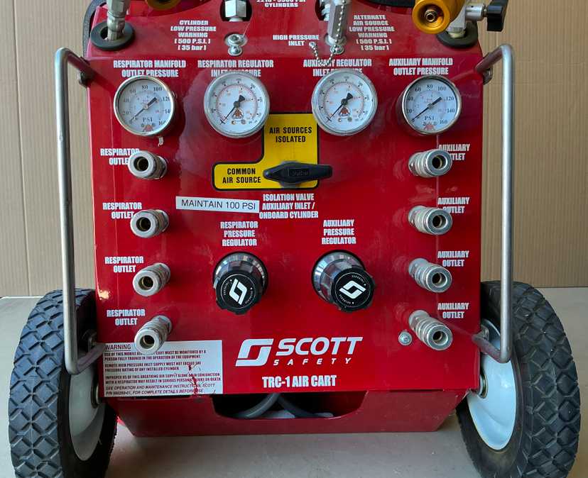 Scott Safety TRC-1 Mobile Air Cart Model No. 200070-05 — photo 4