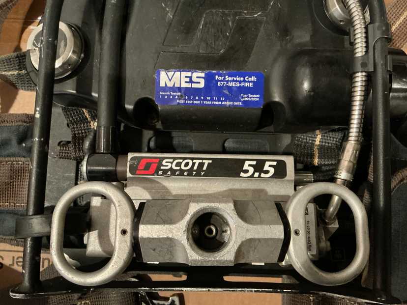 Scott 5.5 X3 Snap Change 5500 PSI CBRN SCBA — photo 4