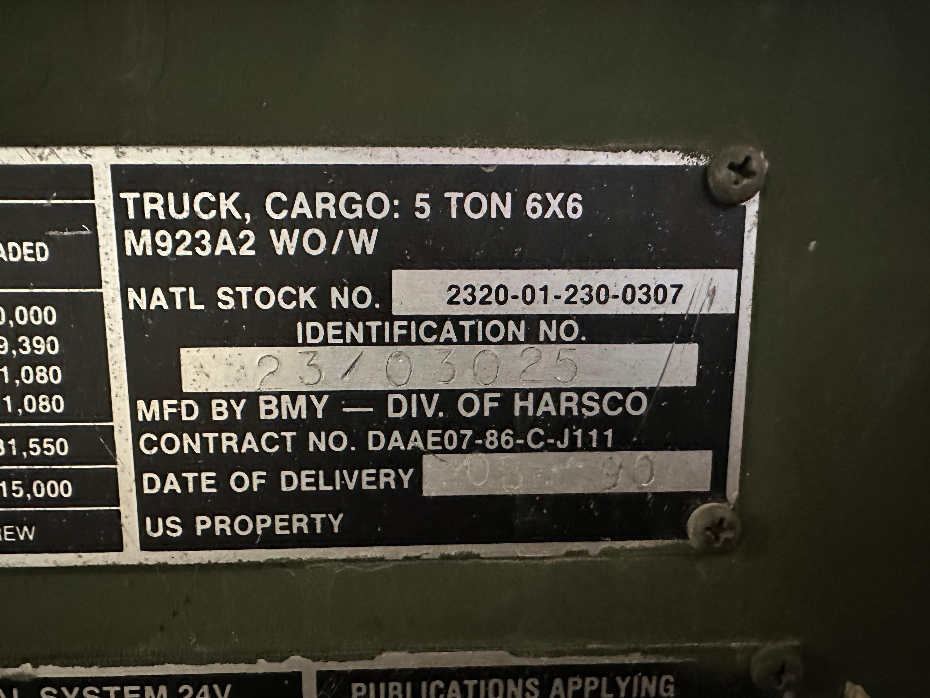 1990 BMY Military Brush Truck - image 8
