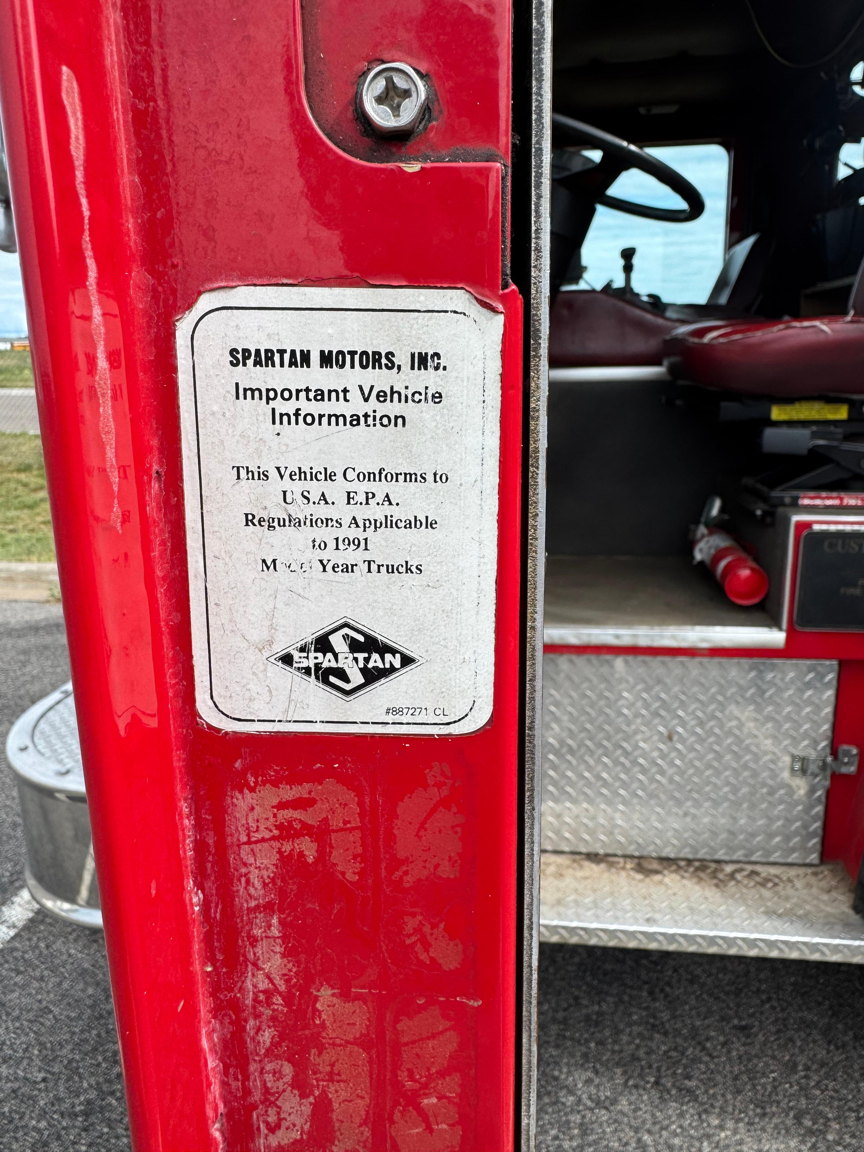 1992 Custom Fire Spartan Pumper - image 29