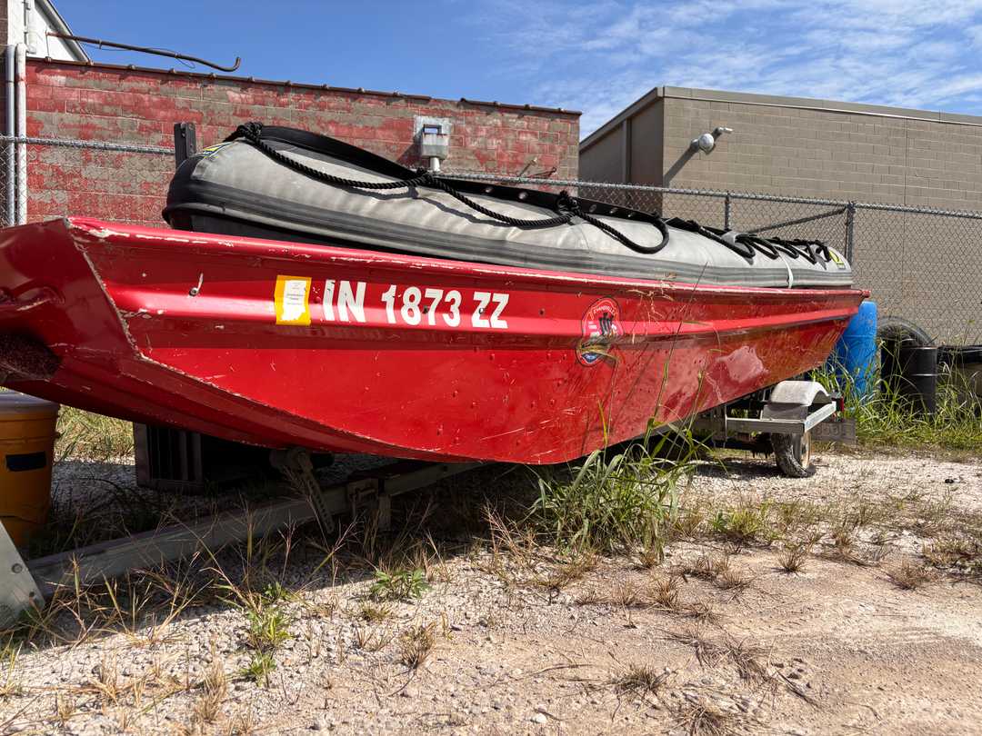 Jon Boat, Zodiac, and Trailer