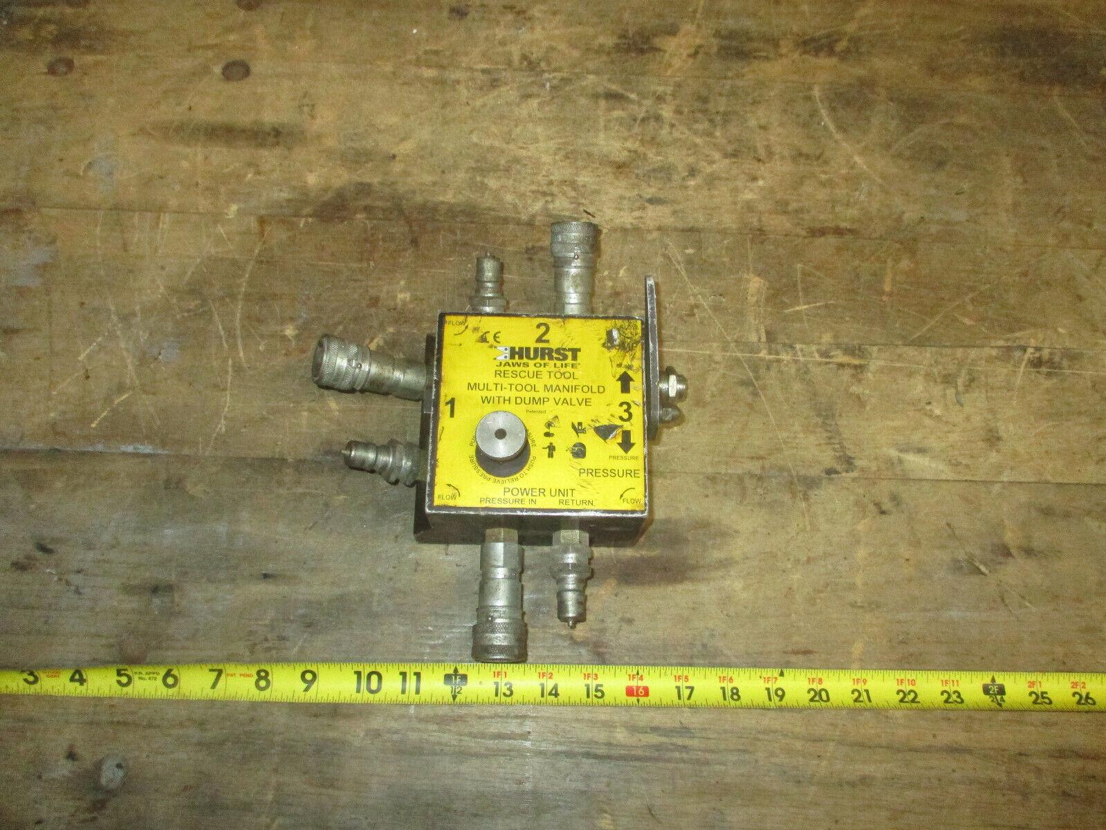 Hurst Jaws of Life Hydraulic Hub Junction Hub Hydraulic Fire Rescue Tools - image 1