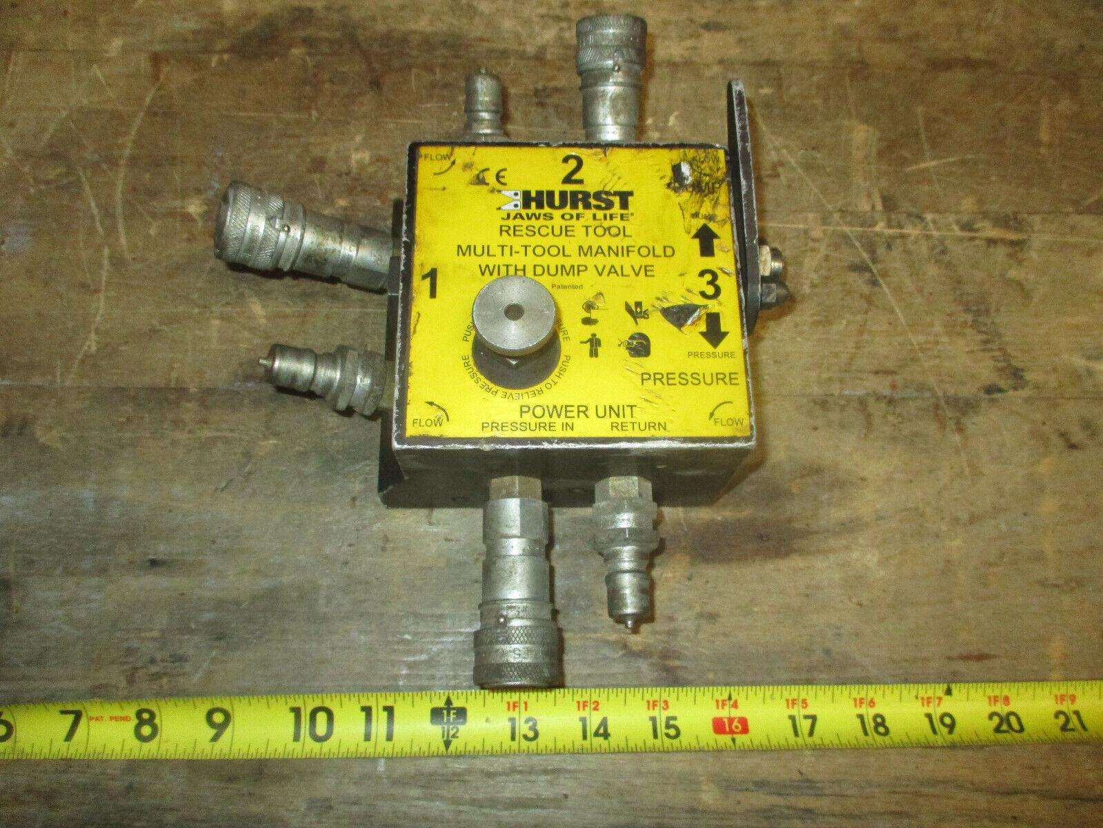 Hurst Jaws of Life Hydraulic Hub Junction Hub Hydraulic Fire Rescue Tools - image 2