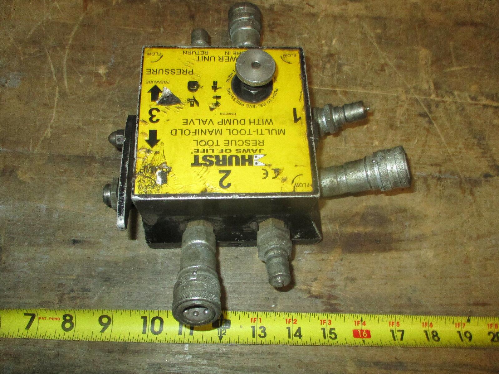 Hurst Jaws of Life Hydraulic Hub Junction Hub Hydraulic Fire Rescue Tools - image 5