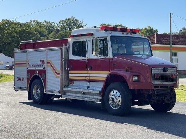 1997 Freightliner FL106 Crew Cab Fire Pumper Truck Detroit Diesel - image 3