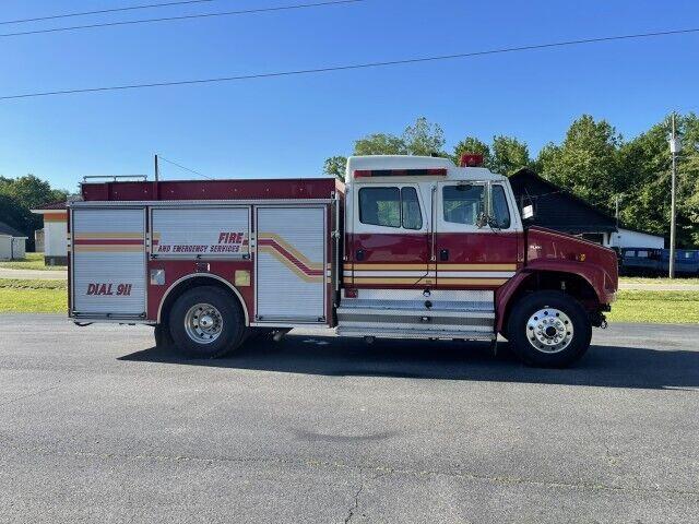 1997 Freightliner FL106 Crew Cab Fire Pumper Truck Detroit Diesel - image 4