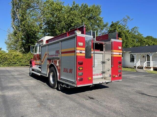 1997 Freightliner FL106 Crew Cab Fire Pumper Truck Detroit Diesel - image 7