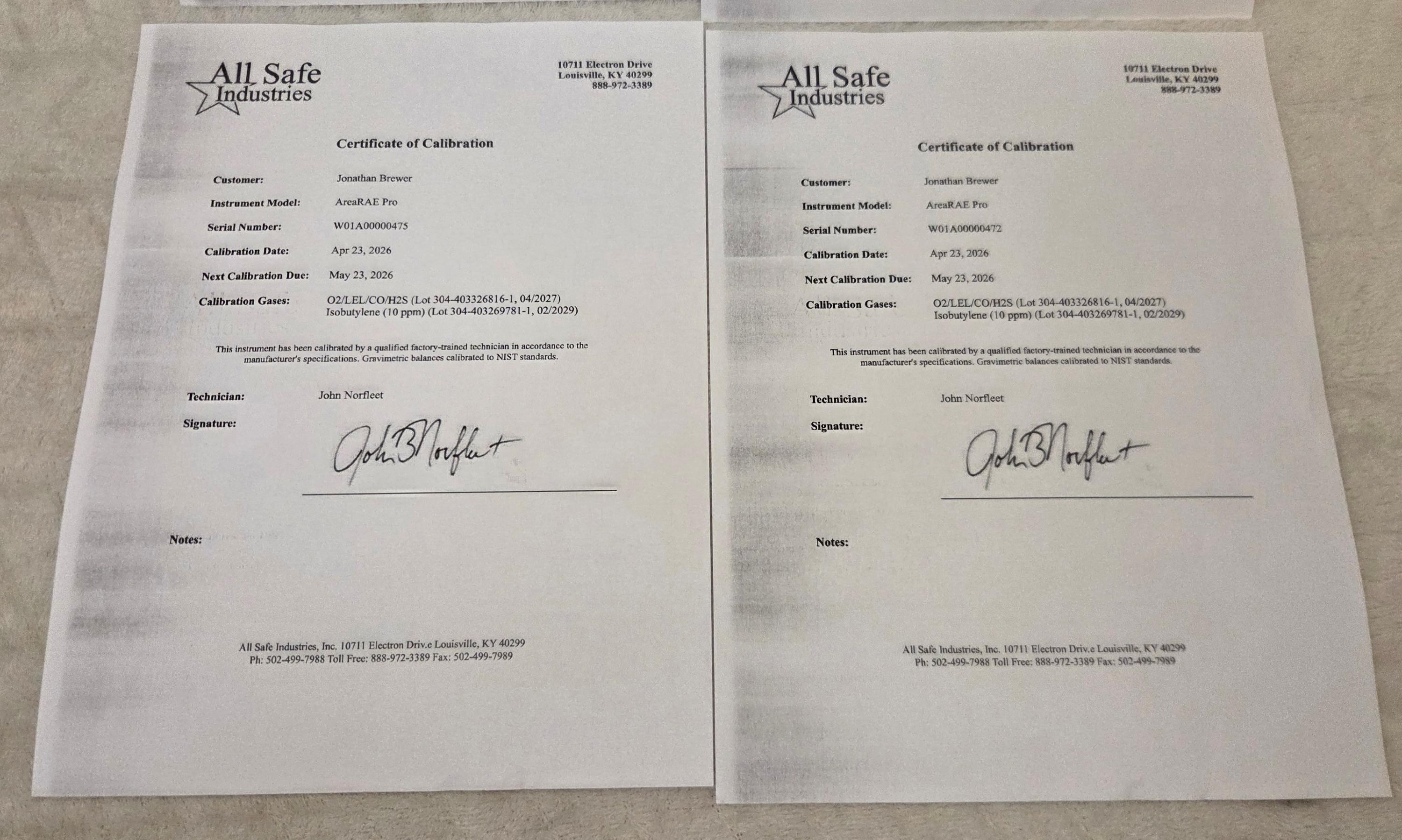 Certified 4-Unit Honeywell AreaRAE Pro CBRNE Fleet – Turnkey RDK with All Safe Certification - image 23