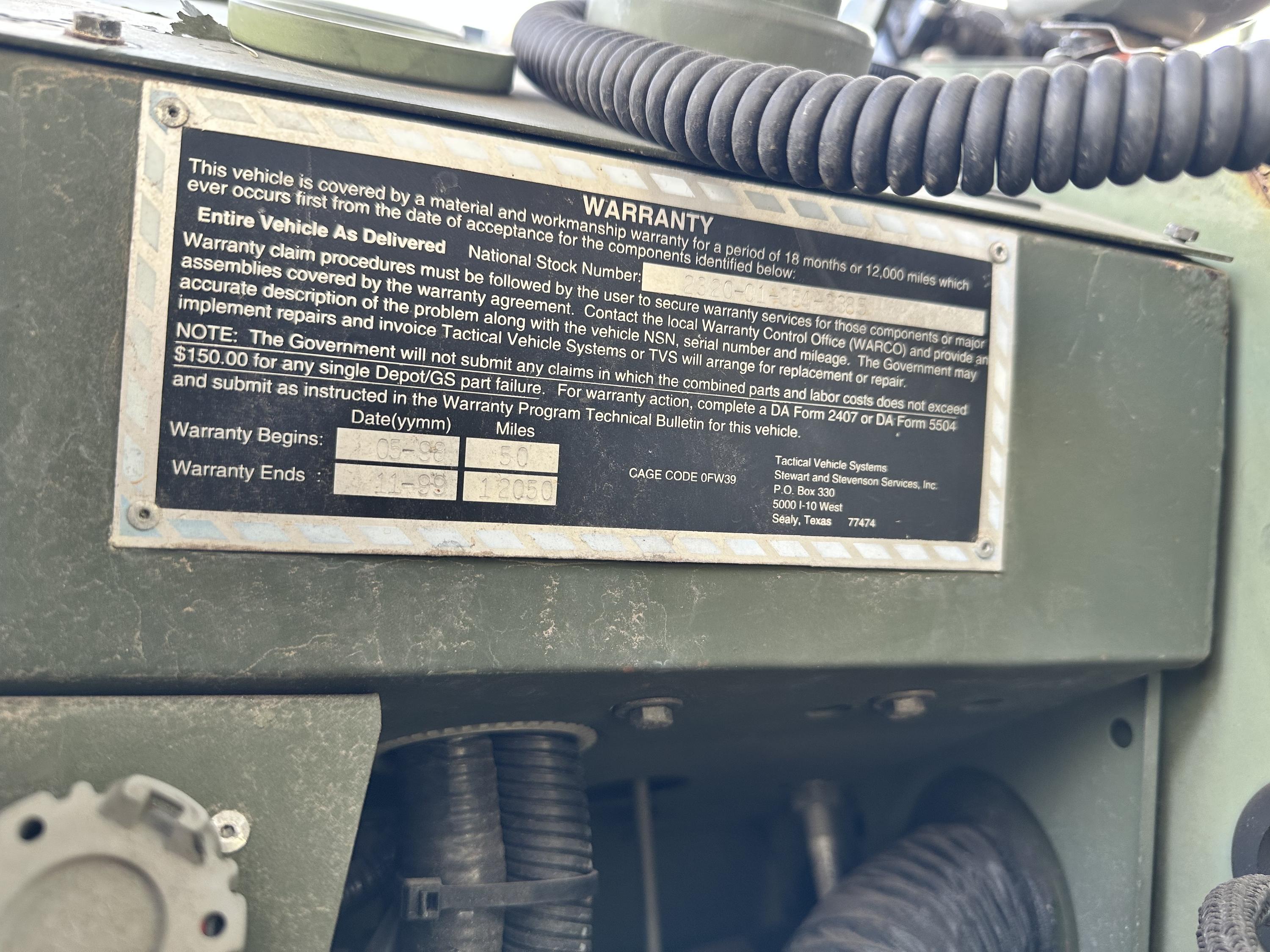 1998 S&S M-1078 4x4 Brush Truck - image 14
