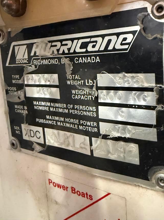 1992 Zodiac Hurricane - image 11