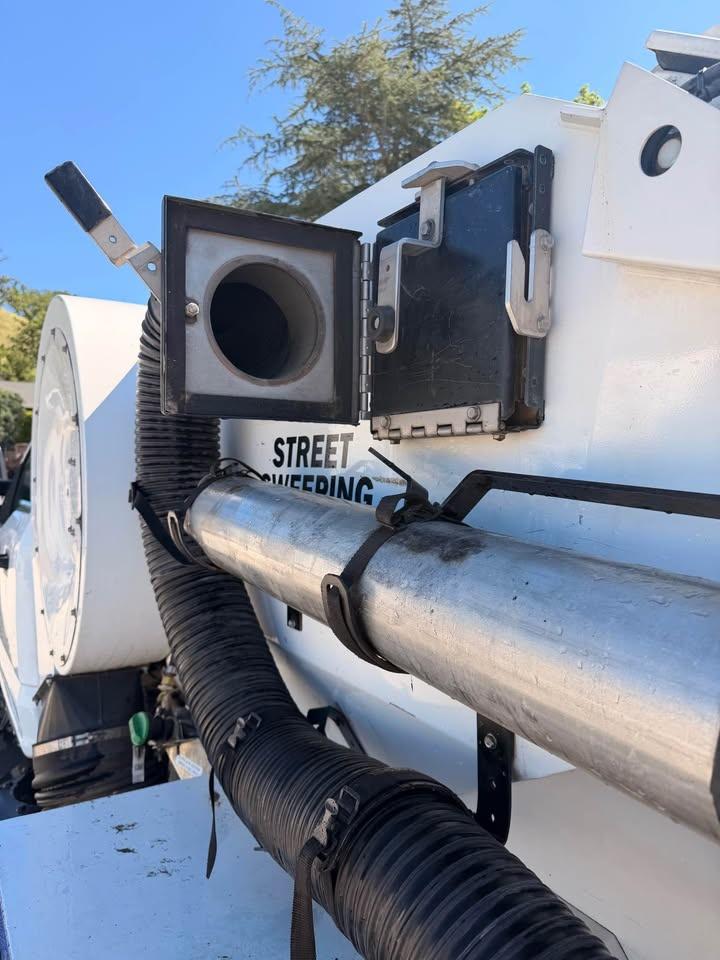 2022 Ford F-450 with 2023 Tymco 210 Sweeper - image 8