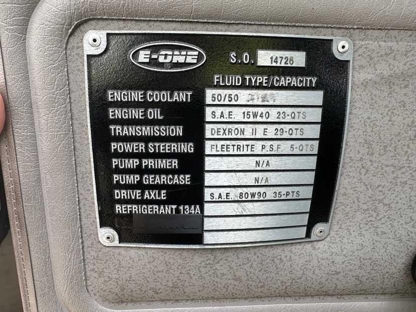 1995 E-One International Light Rescue — photo 5
