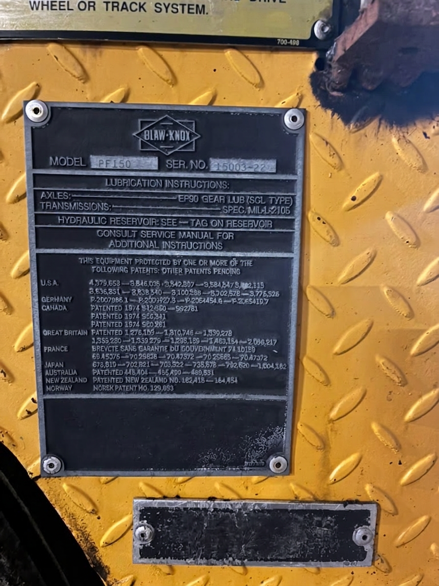 1988 Blaw-Knox PF-150 Asphalt Paver - image 17