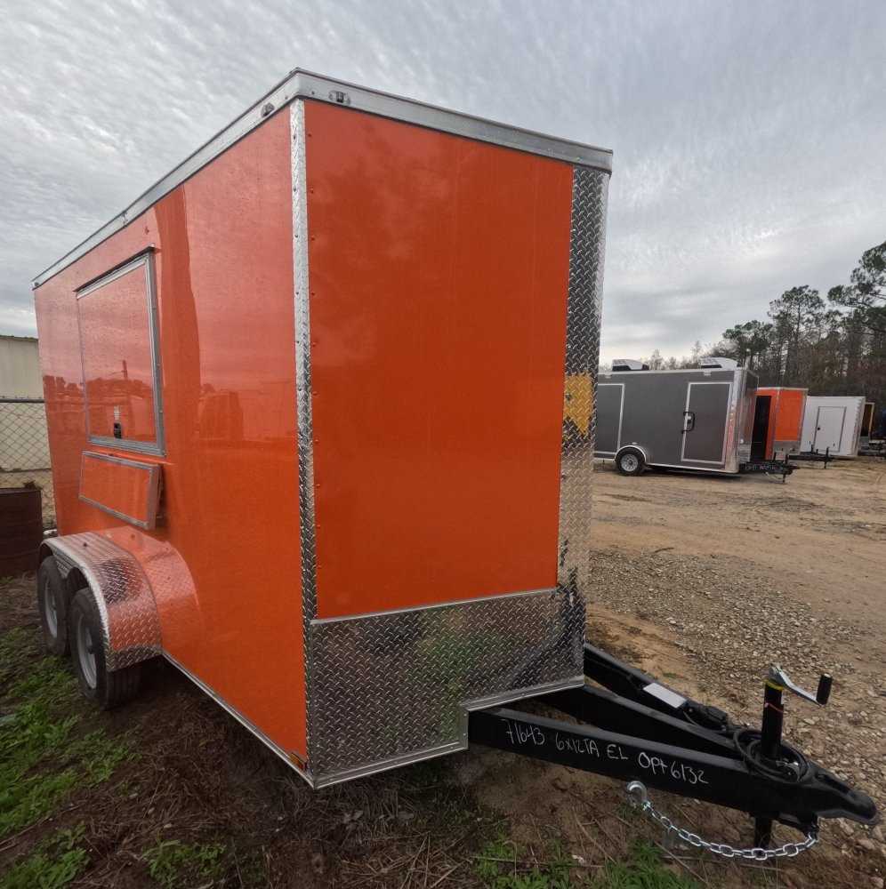 MJ Cargo Trailers 6'x12' Quality Cargo Concession