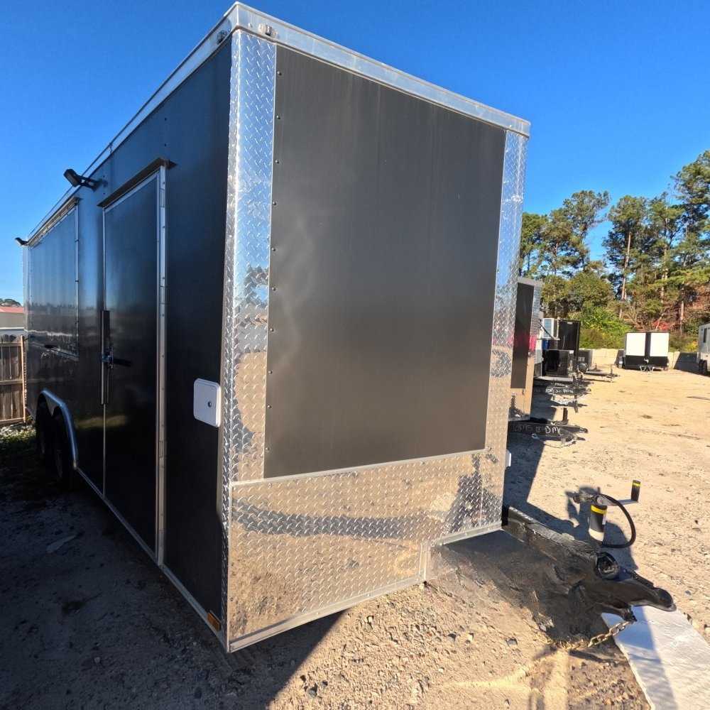 MJ Cargo Trailers 8.5'x18' Quality Cargo Restroom Trailer