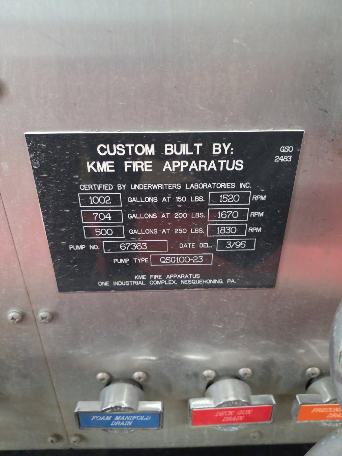 1994 KME Ford Pumper - image 6