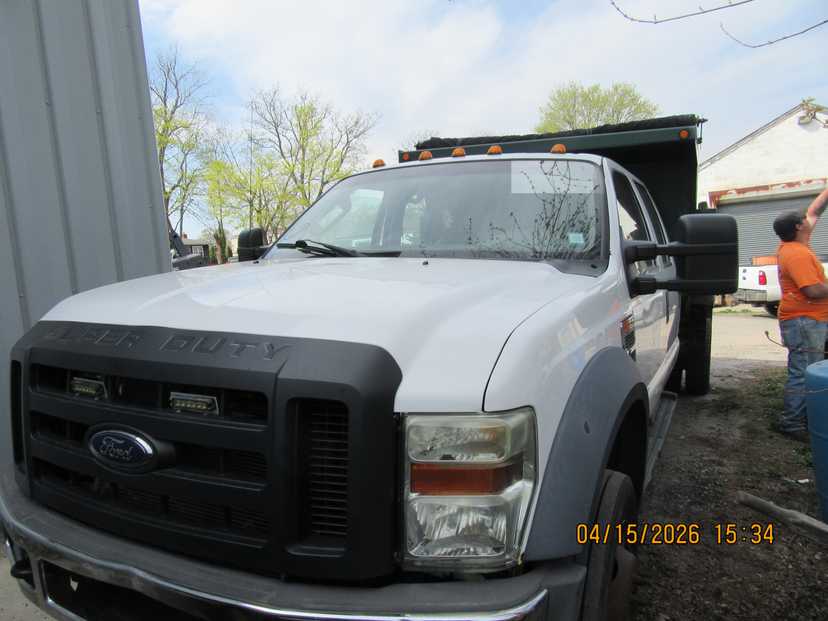 2009 Ford F550 Crew Cab with 12ft Dump — photo 5