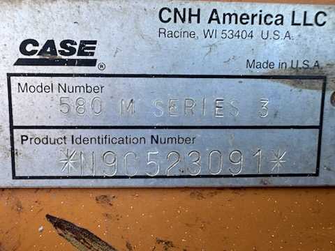 2005 Case 580M Series 3 Backhoe Loader Extended Hoe — photo 8