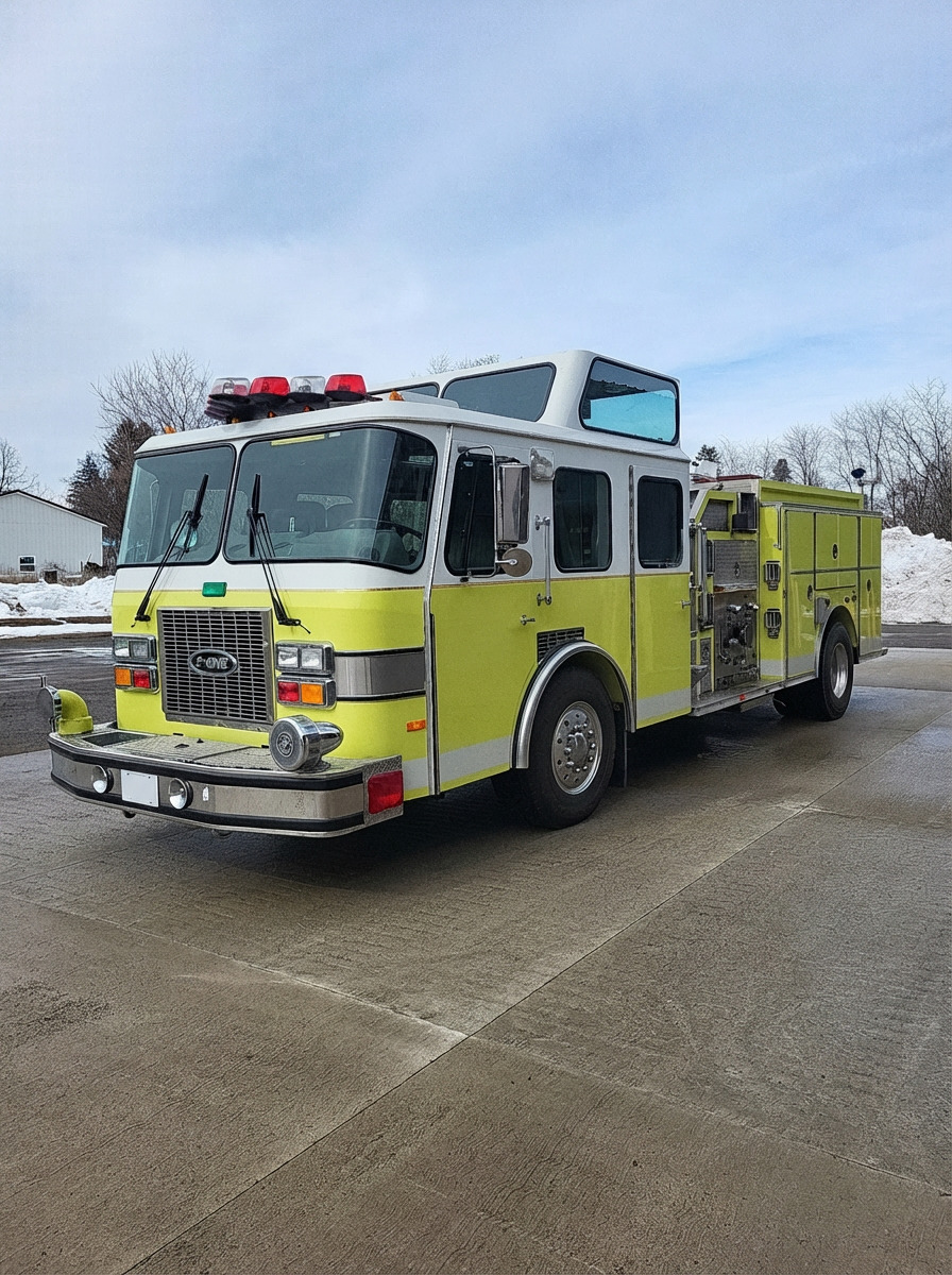 1992 E-One Top Mount Pumper