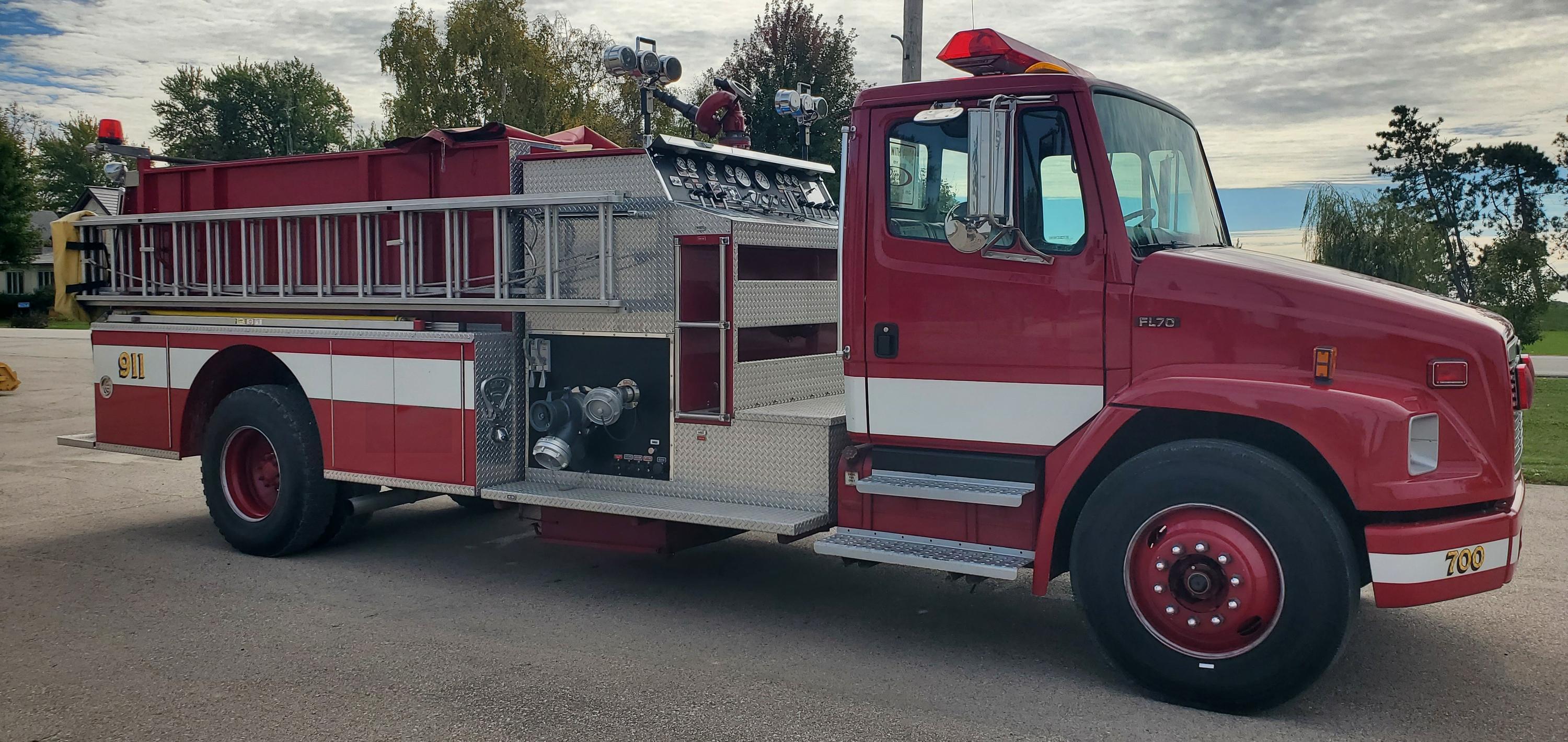 1996 Pierce Freightliner Pumper Tanker - image 1