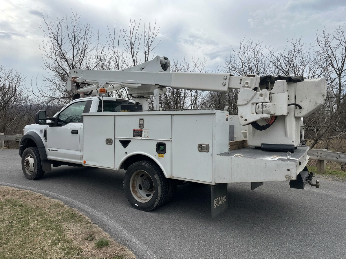 2019 Ford F550 4x4 Bucket Truck w/ Altec AT40G Boom (45 ft) - image 7