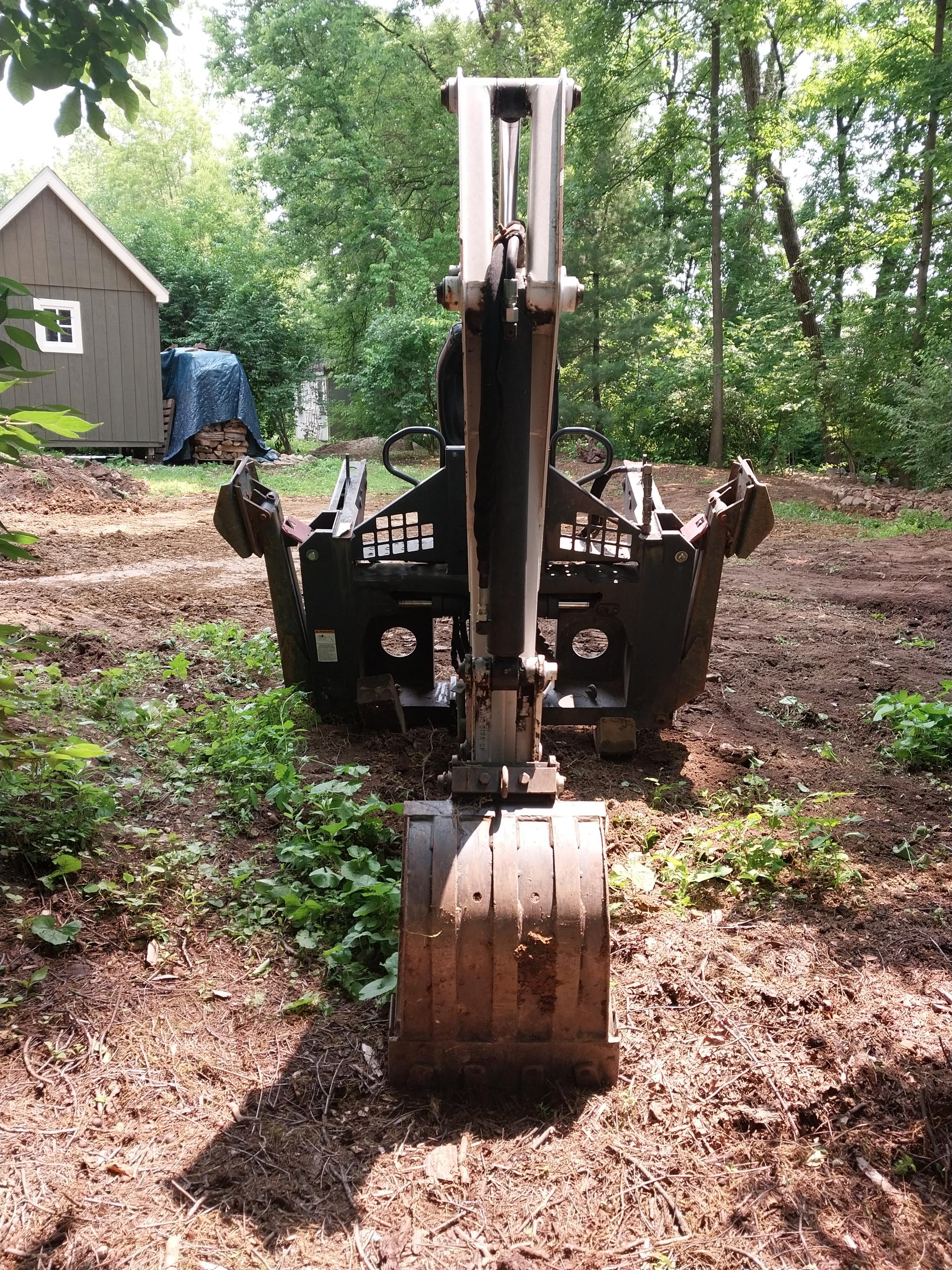 Bobcat 811 Backhoe Attachment off 863 Loader - image 2