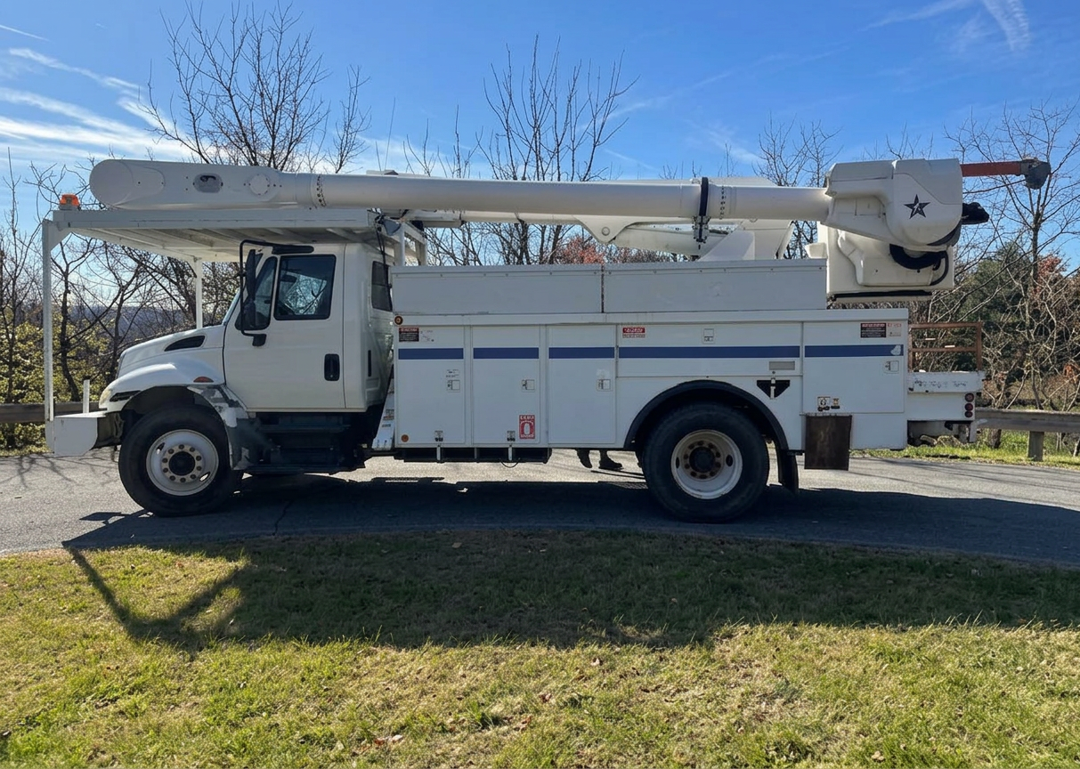 2006 International 4300 Bucket Truck w/Altec AM55 Boom - image 8