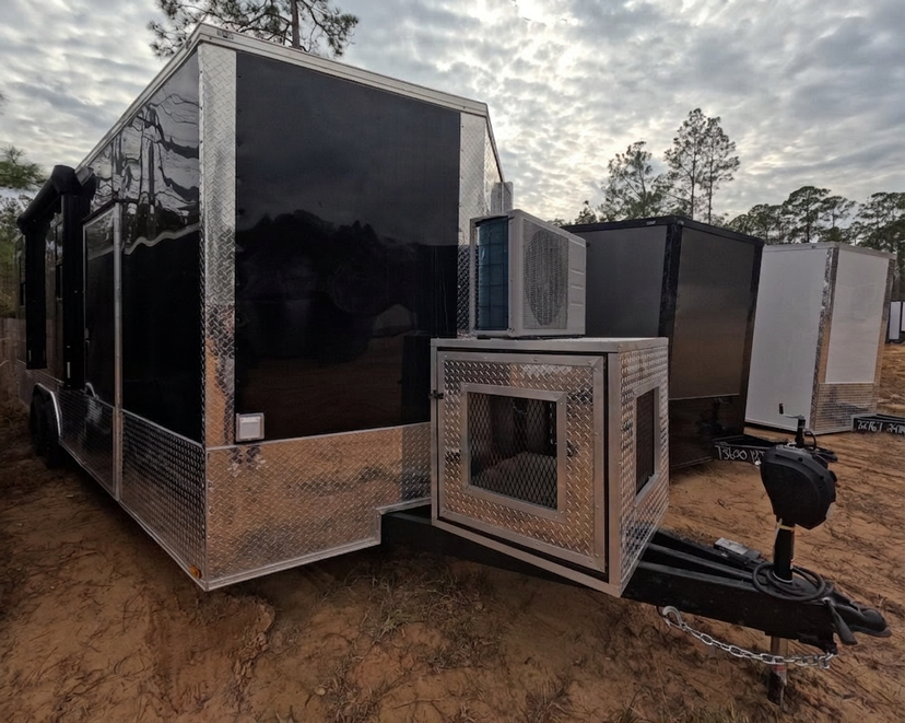 MJ Cargo Trailers 8.5'x24' Quality Cargo Barber Trailer