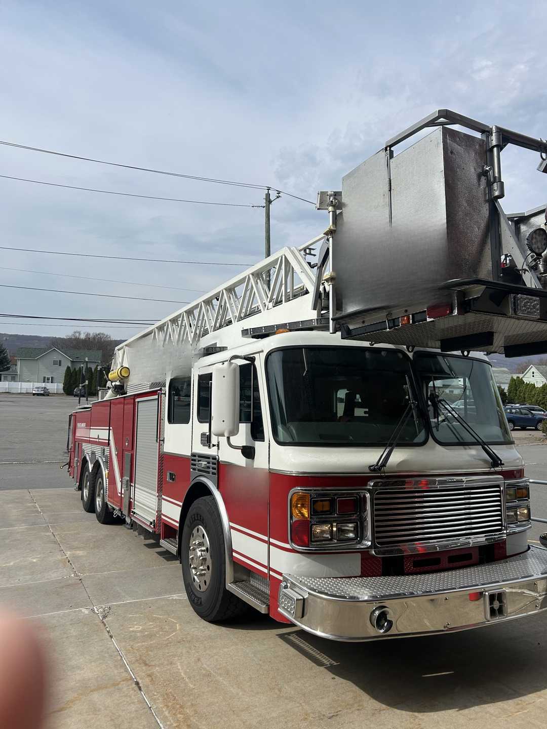 2002 American LaFrance Eagle 85' Tower