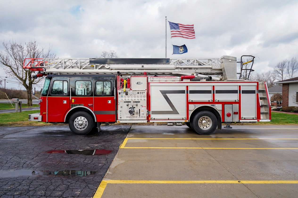 2006 E-One Typhoon 75' Quint - image 5