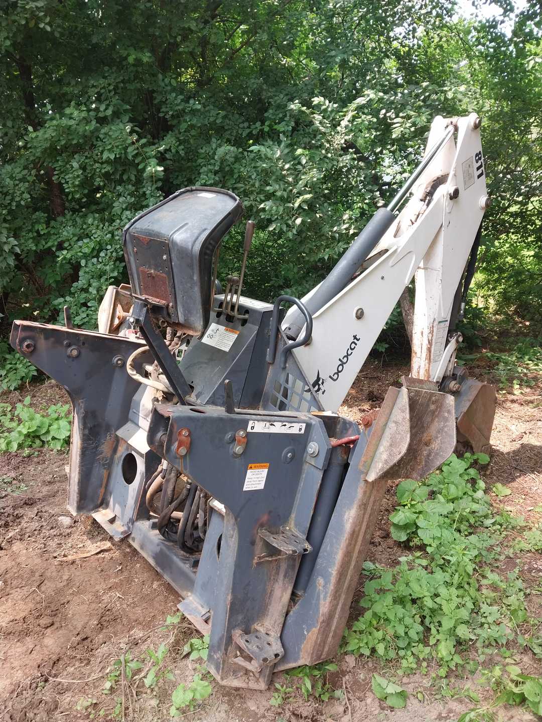Bobcat 811 Backhoe Attachment off 863 Loader