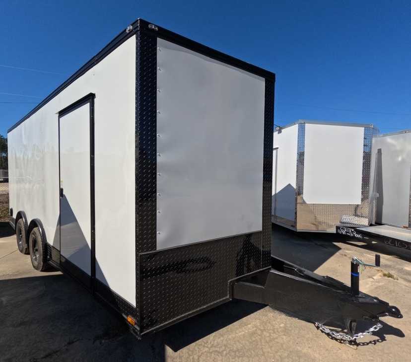 MJ Cargo Trailers 8.5'x18' Quality Cargo Race Trailers