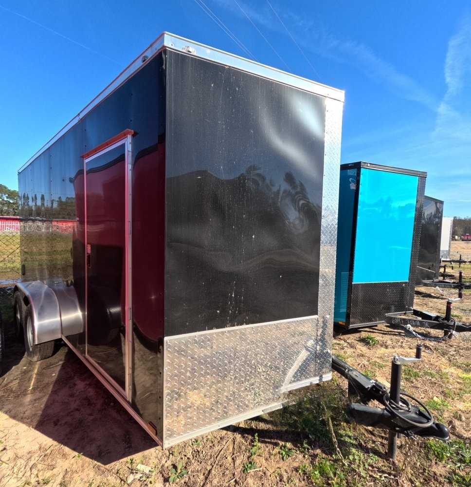 MJ Cargo Trailers 7'x16' Quality Cargo Enclosed Cargo